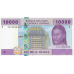 P110T Congo Republic - 10.000 francs Year 2002 (Various Signatures)